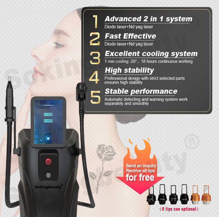 808NM Diode Laser And YAG Laser Machine